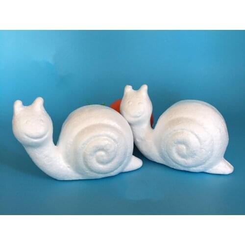 2pcs/15cm,Artificial Foam Solid Snail,Styrofoam DIY Wedding Party home decoration,Kindergarten painting props,Easter Kids toy