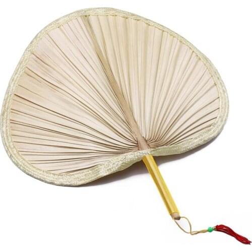Palm Leaf Fan Handmade Vintage Fan Handheld Palm Fan for Party Decoration Wedding Gift