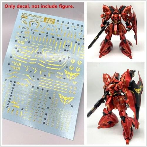 D.L high quality Bronzing Decal water paste For Bandai RG 1/144 MSN-04 Sazabi Gundam RG31 DL169