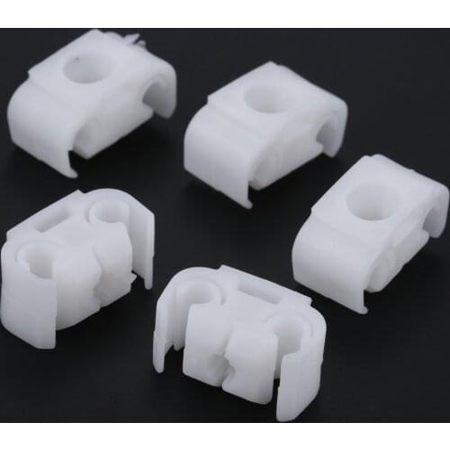 Yetaha 20Pcs Auto Brake Cable Bracket Pipe Fasteners Car Body Retaining Clips Holder For VW Golf For Jetta Passat For Audi A4 A6