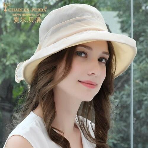 Sun Hat Female Spring Summer Sun Protection Visor Hats Korean Version Elegant Seaside Beach Holiday Cap Women Casual Caps H6646