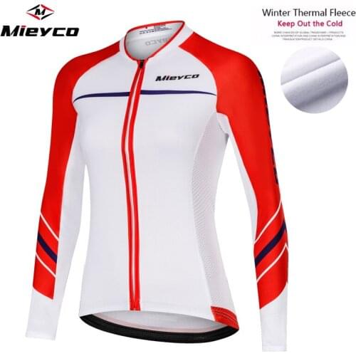 Women Cycling Jersey 2019 Winter Thermal Fleece mtb Bike Jersey Shirt Retro Cycling Clothing Ladies Outfit maillot ciclismo