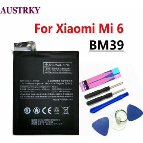 AUSTRKY Xiaomi Mi 6 Phone Batteries