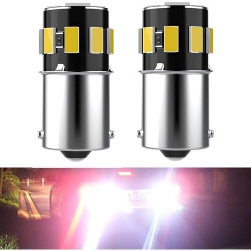 Car Light Signal Lamp 1156 BA15S P21W Led Led Turn Brake Light Tail Lamp 12SMD 5630 LED Auto Rear Reverse Bulb r5w for passat