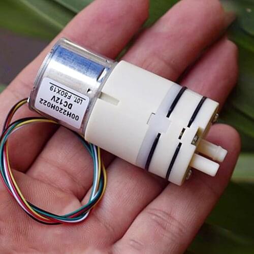 12V DC 3W Brushless Water Pump Water Flow 1.3L/min Small Self-priming Diaphragm Pump PWM Speed Regulation Metering Pump