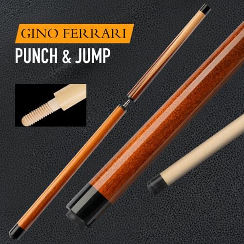3 Pieces Punch Jump Cue 13mm Bakelite Tip High-quality Maple Shaft Smooth Wrap Professional Billiard Break Punch Jump Cue Stick