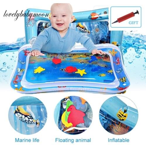 Baby Water Play Mat Drop Shipping Tummy Newborn Playmat kids Toy Carpet Activity Early Education Developing Suitable Warm Cool
