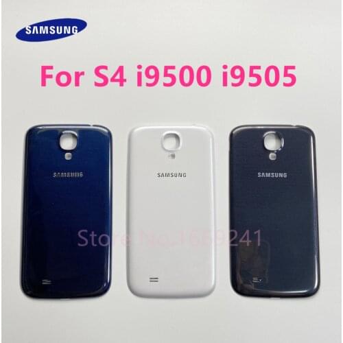 For SAMSUNG Galaxy S4 i9505 i9500 i337 Back Battery Cover Door Rear Housing Plastic Case Parts Replacement