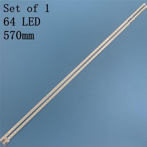 For replace LCD TV LED Backlight LTA460HQ18 SSL460-3E1C LJ64-03471A 2012SGS46 7030L 64 REV1.0 1piece=64LED 570MM is new100