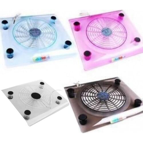 2021 New Laptop Cooler for 15" PC Notebook USB Cooling Big Fan Blue LED Light Cooler Pad Stand