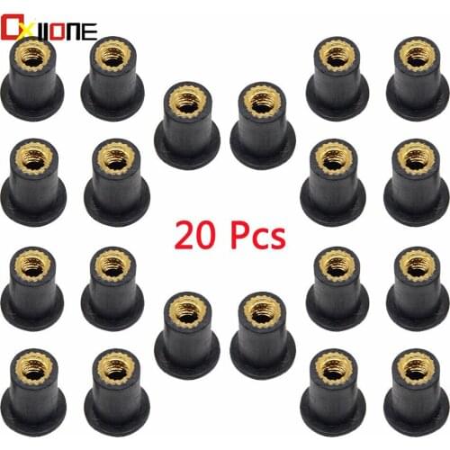 M5 5MM Motorcycle Windscreen Well nut Rubber Well Nuts FOR SUZUKI GSXR1000 K7 GSXR 1000 GSX R1000 GSXR-1000 BMW S1000RR S 1000RR