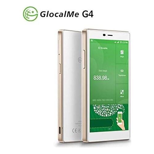 GlocalMe G4 4G LTE Mobile Hotspot, Worldwide High Speed WiFi Hotspot No SIM Card Roaming Charges International Pocket wifi