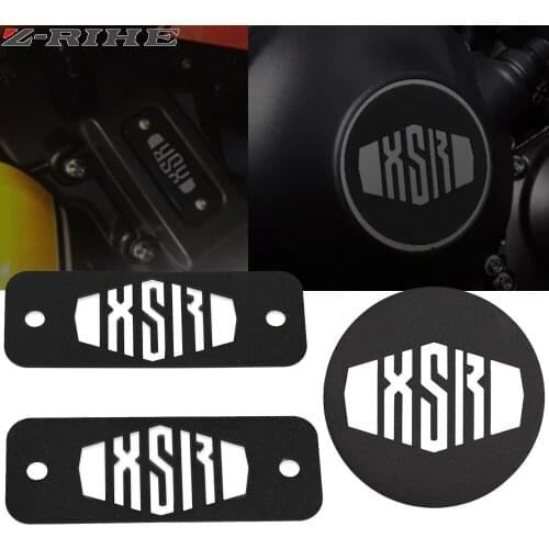 Motorcycle Accessorie Alumium Fuse Box Top Plates Powder Coated Clutch Cover Top For Yamaha XSR900 XSR 900 2016 2017 2018-2021