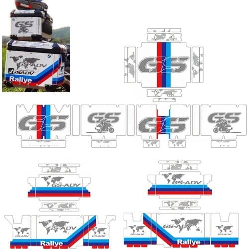 New 2021 For BMW R1200GS/Adv R1250GS LC Adventure Motorcycle Aluminum Alloy Box Waterproof Wear-Resistant Reflective Sticker