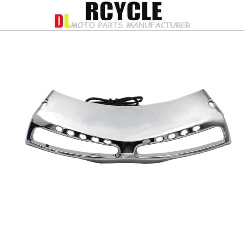 Fairing Headlight Lower Grill Chrome Fit For Honda Goldwing 1800 GL1800 2001-2011