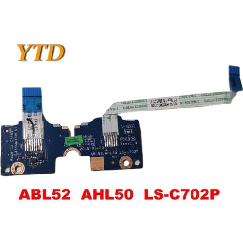 Original for HP 15-AC 15-AF 15-AC135NA 250 G4 Touchpad Button Board + Cable ABL52 AHL50 LS-C702P tested good free shipping