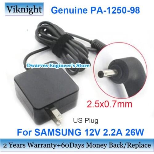 Genuine 12V 2.2A 26W BA44-00329A AC Adapter PA-1250-98 For Samsung ATIV BOOK 9 M XE500C12-K01US AD-2612-BKR Power Supply ADAPTER