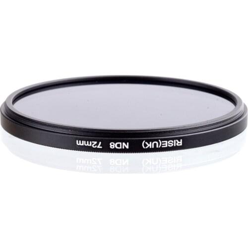 RISE(UK) 72 mm Neutral Density ND8 Filter FOR ALL Camera lens