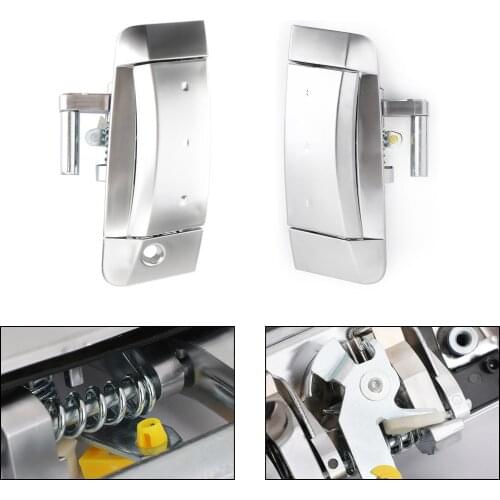 Artudatech 80607-CD41E 80607-CD41D PAIR Left/Right Outside Outer Chrome Door Handle Fits for Nissan 350Z 2003-2009