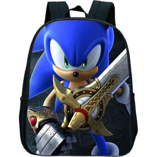 11/13/16 inch SONIC RACING Printing Satchel Laptop Rucksack Backpack Student School Shoulder Bag Pencil Bag Teenager Travel