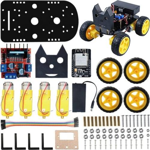 Smart Robot Car Kit ESP32 Wifi Bluetooth development board with camera , Gesture Control Educational Toy Robot Kit for Arduino