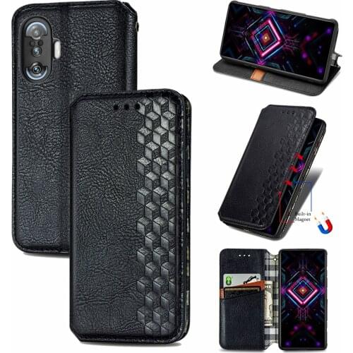 Vintage Flip Leather Wallet Bag Case for Xiaomi POCO F3 GT F 3 5G PocoF3 Anti-Slip Protective Cover Funda Capa