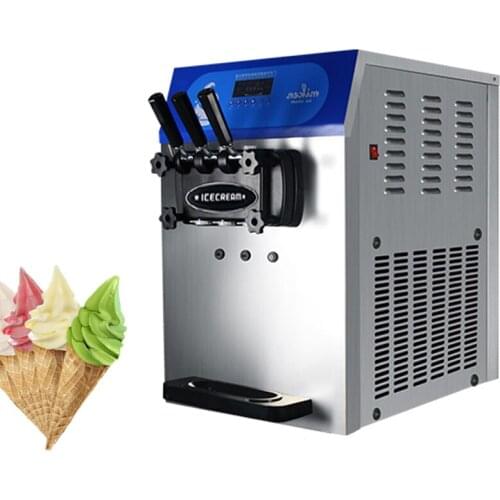 High Quality Commercial Small Italian Touch Screen Desktop Intelligent Control Ice Cream Machine