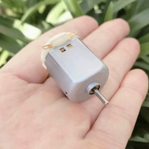 Mini 130 motor DC 1.5V-6V 3.7V 18000RPM high-speed electric four-wheel drive toy car model motor handmade