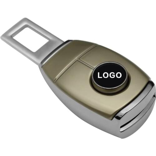 1 Piece Vehicle Seat Belt Extender Car Logo Safety Buckle Clip for Kia/Skoda/Mazda/Peugeot/Infiniti/Mitsubishi/BYD/Jeep/Citroen