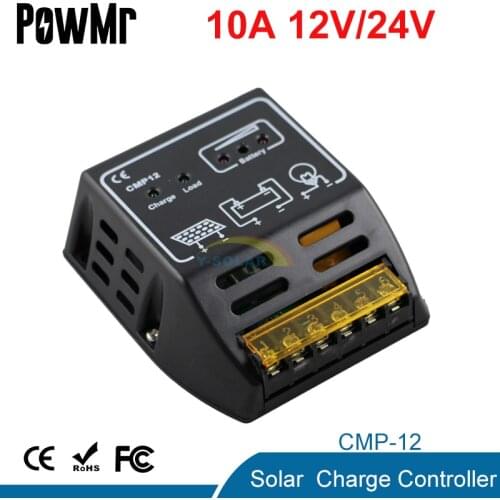 10A Solar Charge Controller 12V 24V Solar Regulator For 120W 240W Panel Input Classy Application 1 Year Warranty Protection