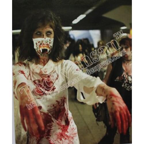 20piece/lot Halloween Mask Zombie corpse vampire disguised Horror bleeding mask decoration