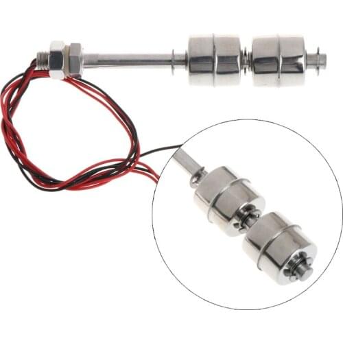 220V 10W 100mm Float Switch Auto Tank liquid Water Level Sensor Stainless Steel Au04 21 Dropshipping