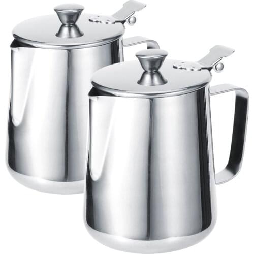 Stainless Steel Thicken Milk Frothing Pitcher Latte Art Craft Cappuccino Cup Jug Coffee