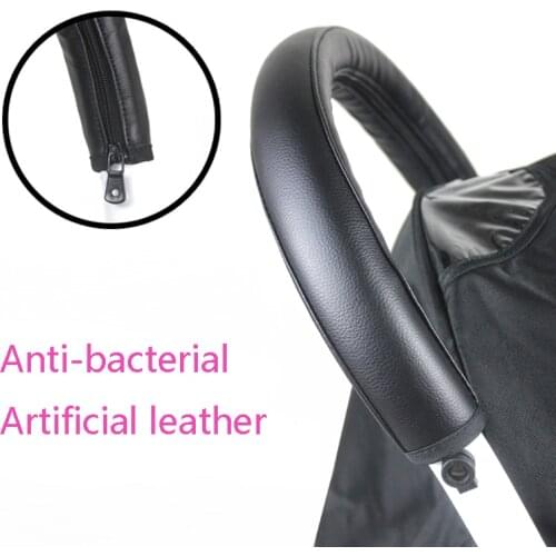 Wholesale 50pcs Pram Stroller Accessories Yuyu Yoya Baby Stroller Armrest Pu Protective Case Cover Hook For Armrest Covers