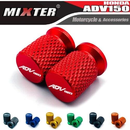 Motorcycle Scooter Accessories CNC Tire Valve Air Port Stem Cover Cap Plug Fit For HONDA ADV150 2019 2020 2021 ADV-150 ADV 150