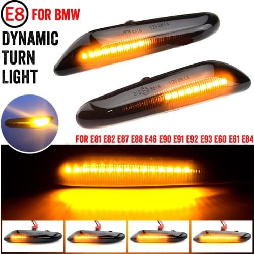 Side Marker Lamp Dynamic Signal Light For BMW E60 E61 E90 E91 E92 E93 E81 E82 E87 E88 E46 X3 E83 X1 E84