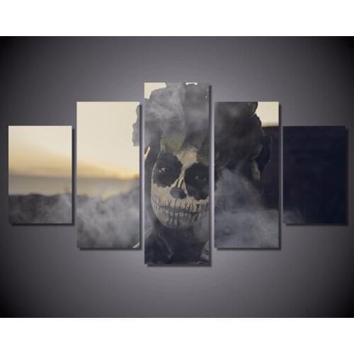 HD Printed 5 Piece Canvas Art Muscle Cars Painting Wall Pictures for Living Room Modern Wall Art Canvas Free Shipping