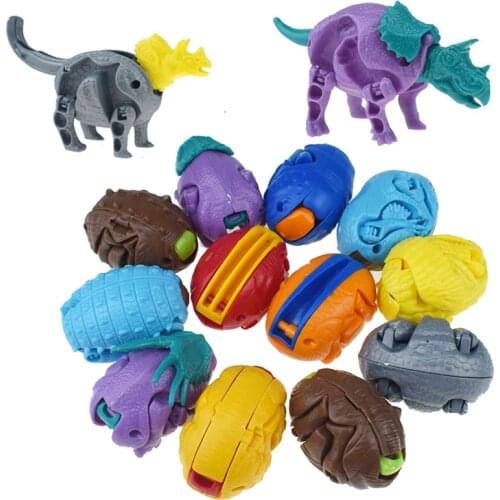 Deformation Dinosaur Toy Egg Set for Boy Action Play Figure Animal Transform Model Park Dragon Tyrannosaur