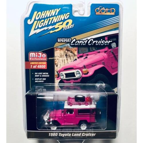 Johnny lightning 1/64 Toyota land cruiser Diecast Collection of Die-casting Simulation Alloy Model Children Toys