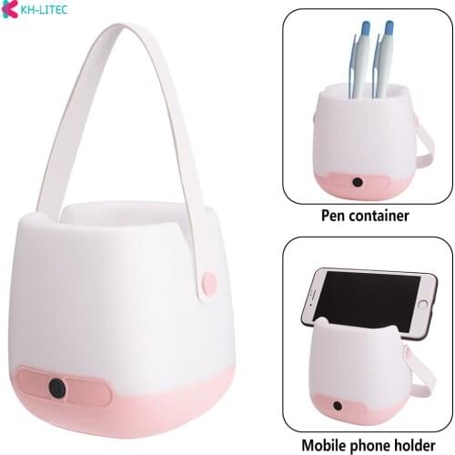 Mini Portable Night Light Portable Lantern Lamp Tent Light for Reading Children Kids Gift Bedroom Flashlight Camping Light