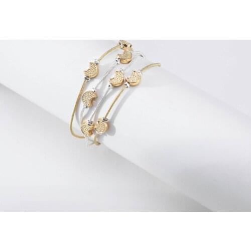 ORNAPEADIA Fashion All-match Jewelry Creative Two-color Snake Bone Jewelry Accessory Magnetic Buckle Female Thin Bracelet