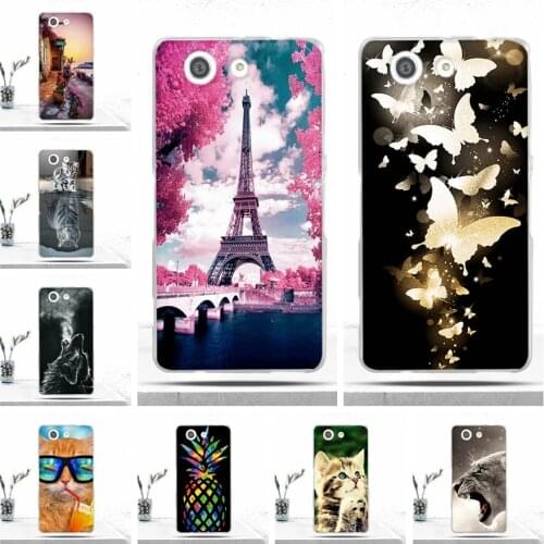 Soft TPU Case for Sony Xperia Z3 Compact Z3 Mini D5803 M55W Coves Back Soft Silicone Phone Cover Case For Sony Z3 Compact D5833