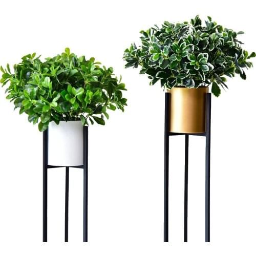 New arrival artificial simulation plant 6/12 branches large leaf plant for home garden decoration
