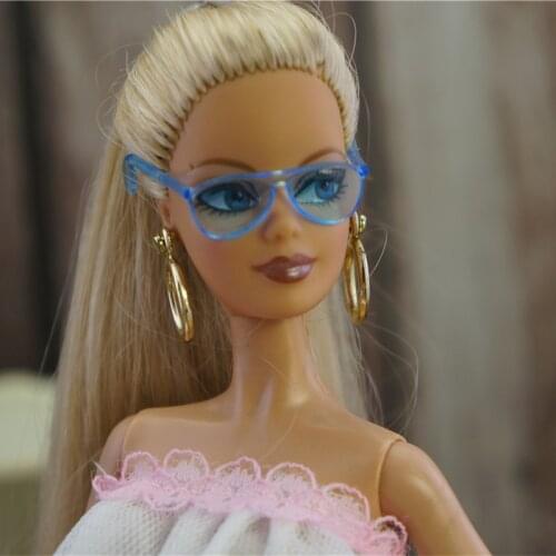 Original necklace For Barbie Sunglasses 1/6 bjd Doll belt Princess fashion dressing up Accessories dollhouse GiftToys for Girls