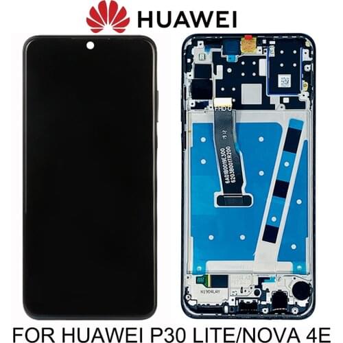 Original 6.15" for Huawei P30 Lite/ Nova 4E LCD Display Touch Screen Digitizer Assembly LCD Display P30 Lite Repair Parts