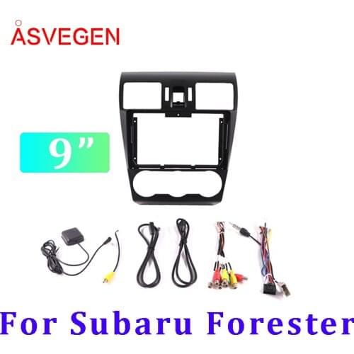 9" Car Radio Fascia Frame For Subaru Forester Car Dvd Frame Install Panel Dash Mount Installation Dashboard