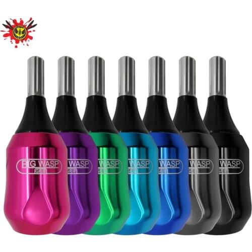 BIGWASP Aluminium Alloy Adjustable Tattoo Cartridge Grip 1.25" (32mm) For Tattoo Needle Cartridges & Tattoo Cartridge Machine