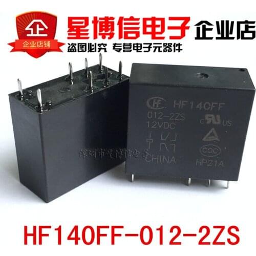 Free Shipping 5PCS NEW relay HF140FF-012-2ZS JZX-140FF-012-2ZS DIP8 12VDC 100% HONG FA