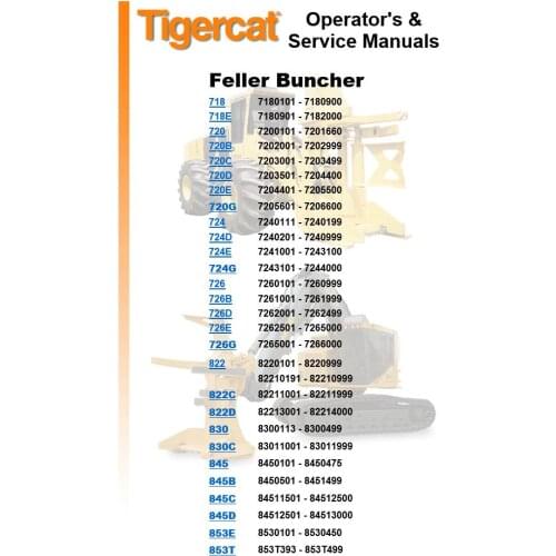 Tiegercat Operators & Service Manual PDF
