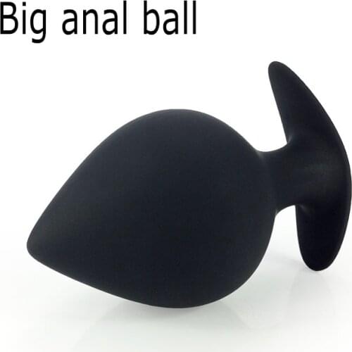 Silicone Big Butt Plug Prostate Massager Huge Anal Ball Dilatador Anal Plugs Erotic Toys for Women Men Anal Beads Butplug